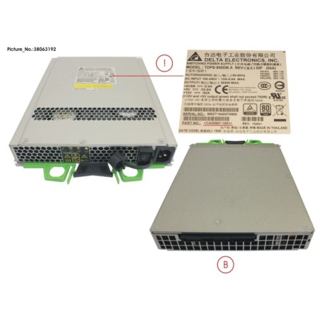 38063192 - DX SPARE AC PSU FOR 2.5 .3.5  DE