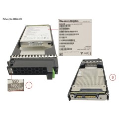 38062420 - DX.AF SSD SAS 2.5  960GB 12G DWPD1