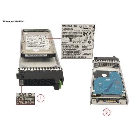 38062649 - DX HD DRIVE 2.5  2.4TB 10K