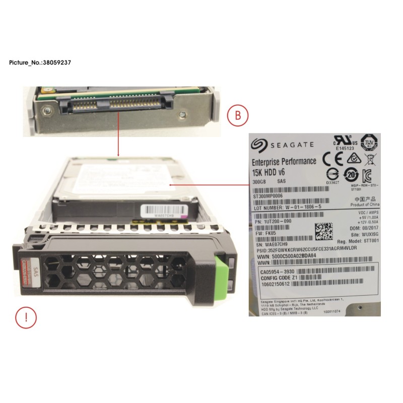 38059237 - DX HD DRIVE 2.5   300GB 15K