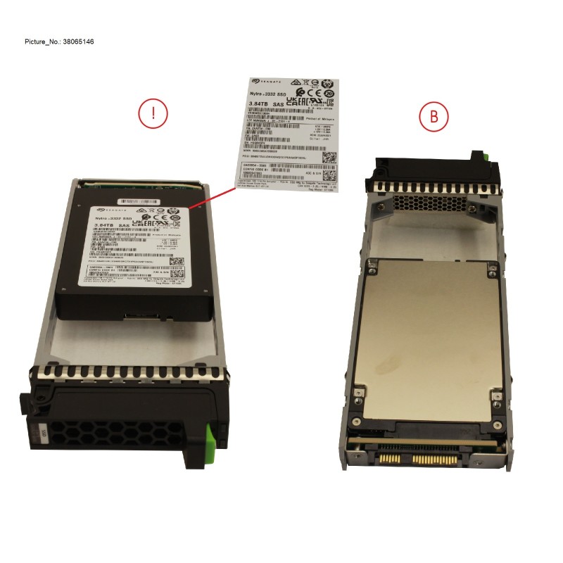 38065146 - DX.AF SSD SAS 2.5  3.84TB 12G