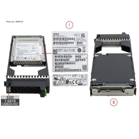 38065135 - DX.AF FIPS SSD SAS 2.5  7.68TB 12G