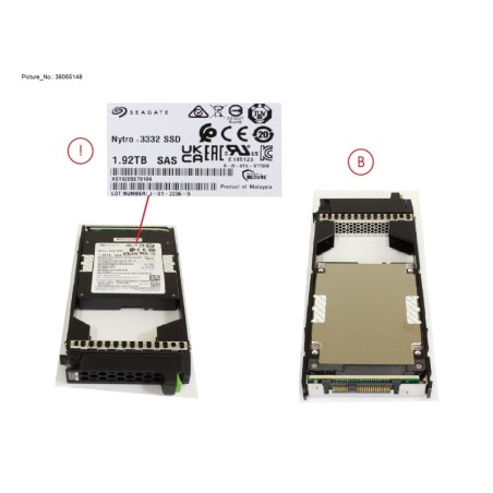 38065148 - DX.AF FIPS SSD SAS 2.5  1.92TB 12G