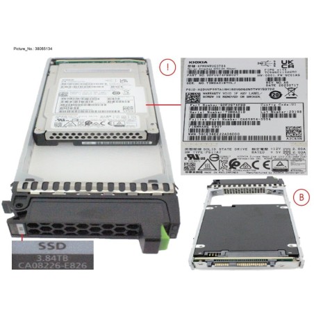 38065134 - DX.AF FIPS SSD SAS 2.5  3.84TB 12G