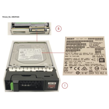 38049465 - DX S4 HD DRIVE 3.5   6TB 7.2K