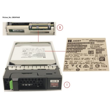 38049468 - DX S4 HD DRIVE 3.5  10TB 7. 2K AF