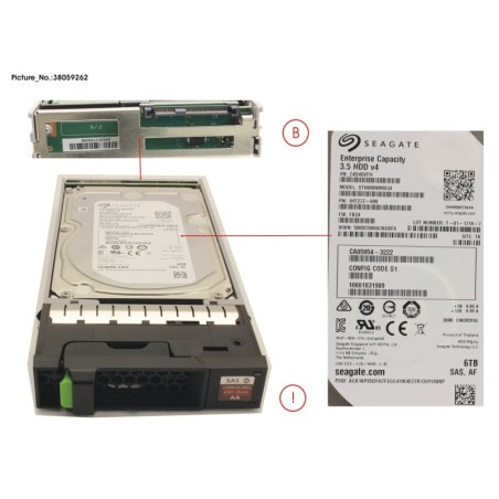 38059262 - DX S4 HD DRIVE 3.5   6TB 7.2K