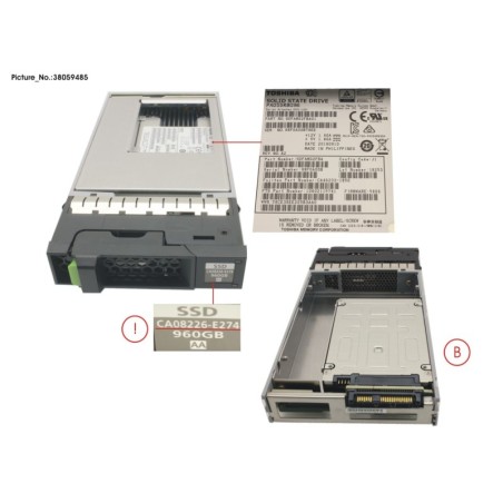 38059485 - DX S3.S4 SSD SAS 3.5  960GB 12G