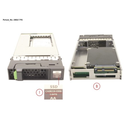 38061795 - DX S3.S4 SED SSD 3.5  3.84TB DWPD1 12G