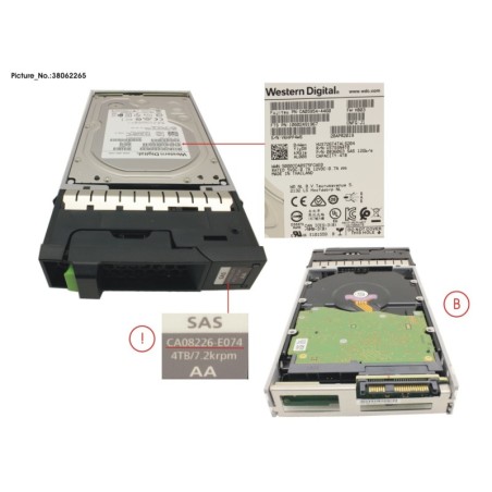 38062265 - DX S3.S4 HD DRIVE 3.5  4TB 7.2K