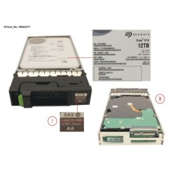 38062271 - DX S3.S4 HD DRIVE 3.5  12TB 7.2K AF