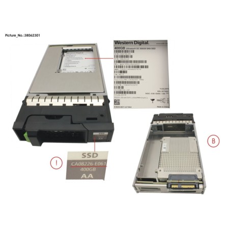 38062301 - DX1.200S4 SED SSD 400GB DWPD10 3.5