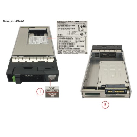 34076863 - DX100.200 S4 SED SSD 400GB 3.5