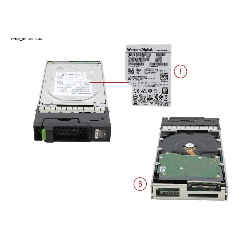 34076233 - DX S3.S4 HD DRIVE 3.5  8TB 7.2K