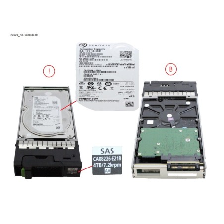 38063419 - DX S3.S4 SED NLSAS 4TB 7.2 3.5 X1