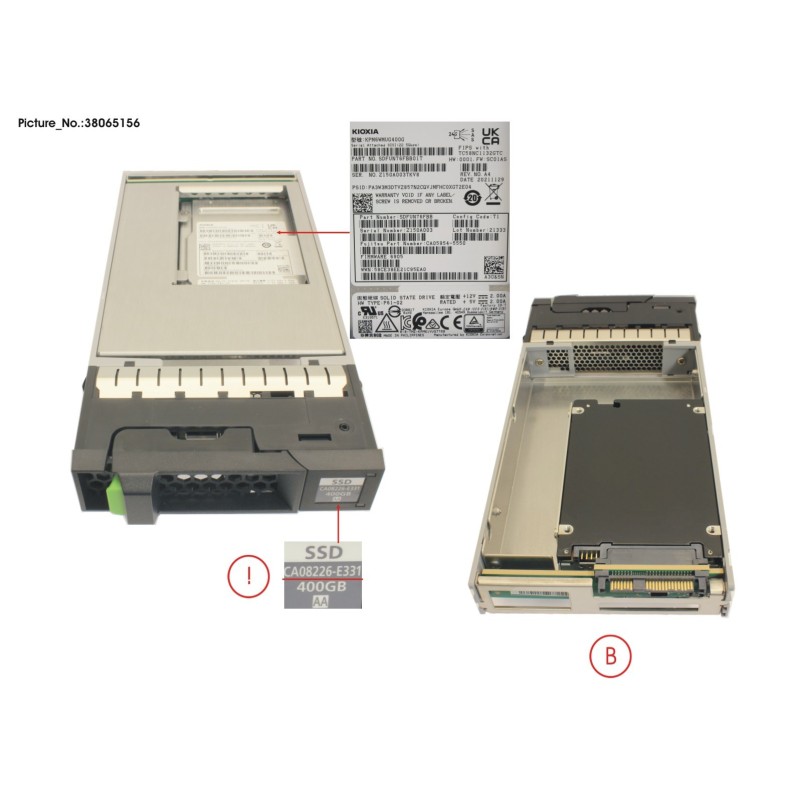 38065156 - DX.AF FIPS SSD SAS 3.5  400GB 12G