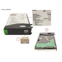 38062303 - DX S4 HDDE HD DRIVE 3.5  14TB 7.2K