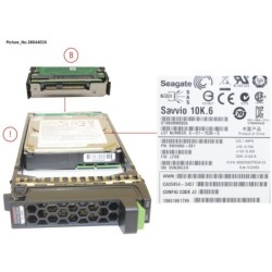 38044035 - DX S3 HD DRIVE 2.5   900GB 10KRPM X1