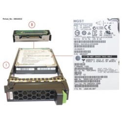38044032 - DX S3 HD DRIVE 2.5   1.2TB 10KRPM X1