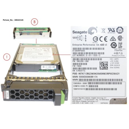 38042345 - DX S3 HD DRIVE 2.5   300GB 15K