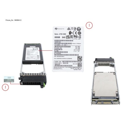 38066412 - DX.AF SSD SAS 2.5  800GB 12G