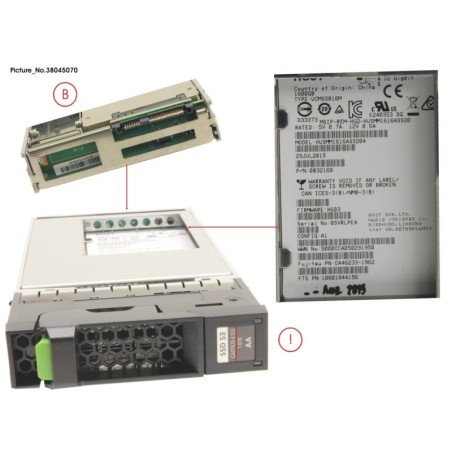 38045070 - DX S3 MLC SSD  3.5   1.6TB SAS3