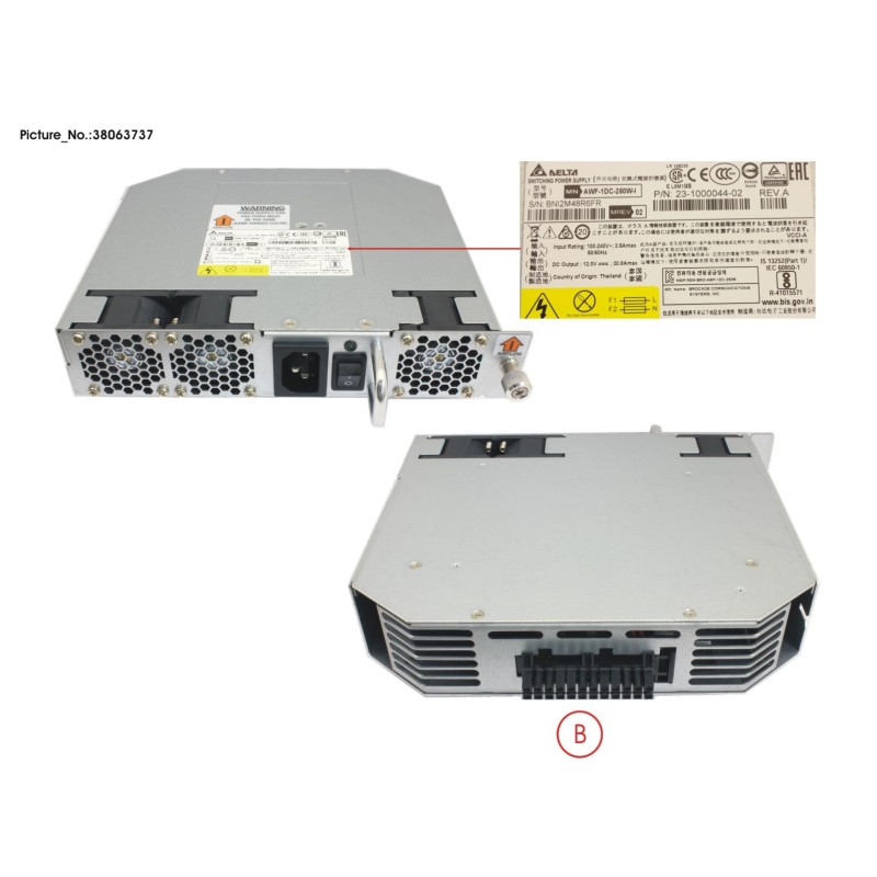 38063737 - BROCADE G620 PS.FAN. PSAF. SPARE