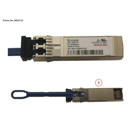 38034732 - BR SFP. LWL (SMF). 16GB.S 25KM
