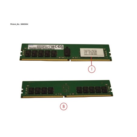 38065004 - DDR4 3200 RDIMM 1RX4 16GB