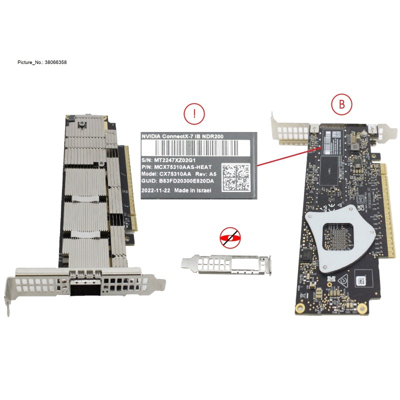 38066358 - PIB EP 200GB 1PORT NDR CONNECTX-7