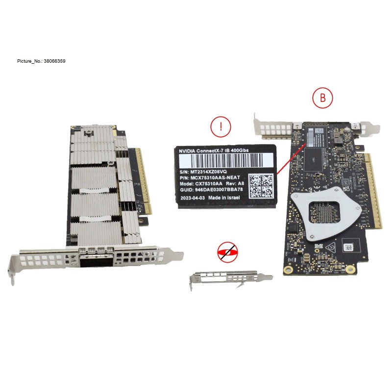 38066359 - PIB EP 400GB 1PORT NDR CONNECTX-7