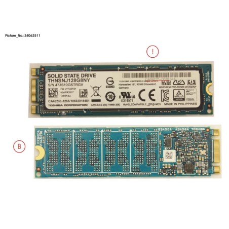 34062511 - DX1.200 S4 SPARE BUD (M.2.128GB)
