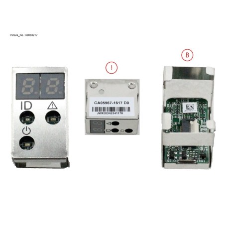 38063217 - DX HD-DE SPARE OPERAT.DISPLAY PANEL ODP