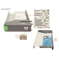 38061783 - DX S4 HD-DE HD DRIVE 1.2TB 10K
