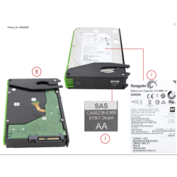 38059263 - DX S4 HDDE HD DRIVE 6TB 7.2K