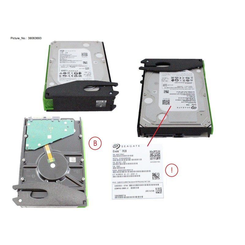 38063693 - DX HDDE NLSAS HD DRIVE 3.5 6TB 7.2K
