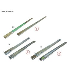 38037736 - DX S3 HD-DE.JX60 RAIL KIT