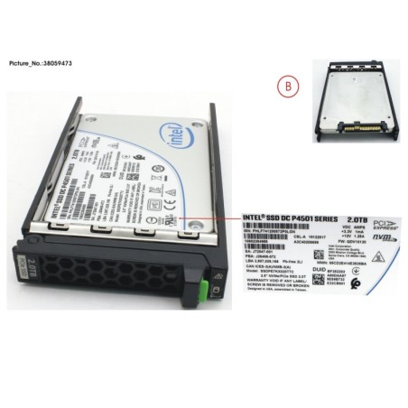 38059473 - SSD PCIE3 2TB READ-INT. 2.5  H-P LP