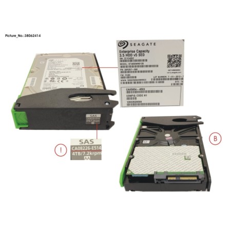 38062414 - DX HDDE FIPS NLSAS HD DRIVE 3.5  4TB 7.2