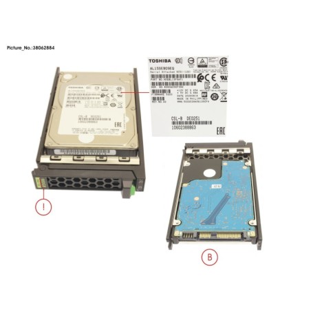 38062884 - HD SAS 12G 900GB 10K 512E HOT PL 2.5  EP