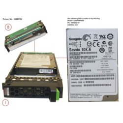 38037752 - DX S3 HD DRIVE 2.5   900GB 10K  X1