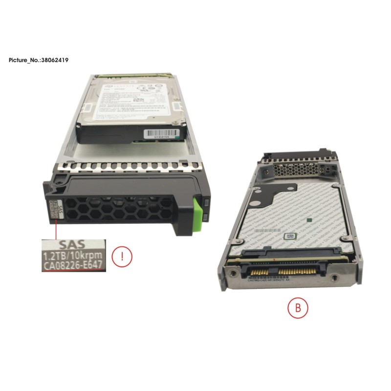 38062419 - DX FIPS HD DRIVE 2.5  1.2TB 10K