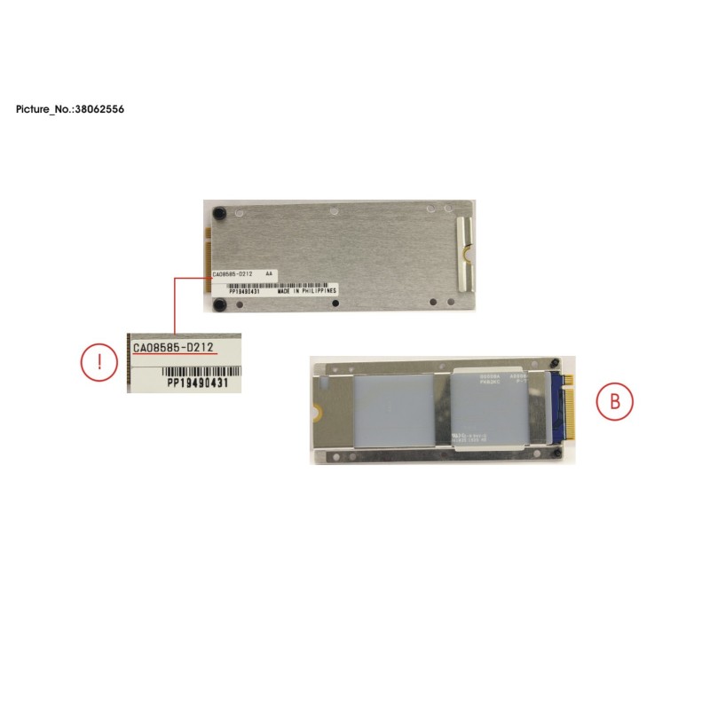 38062556 - DX200 S5 SPARE BUD(M.2) T3.512GB
