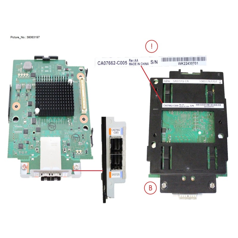 38063197 - DX ENTRY CA SAS12G 2PORT