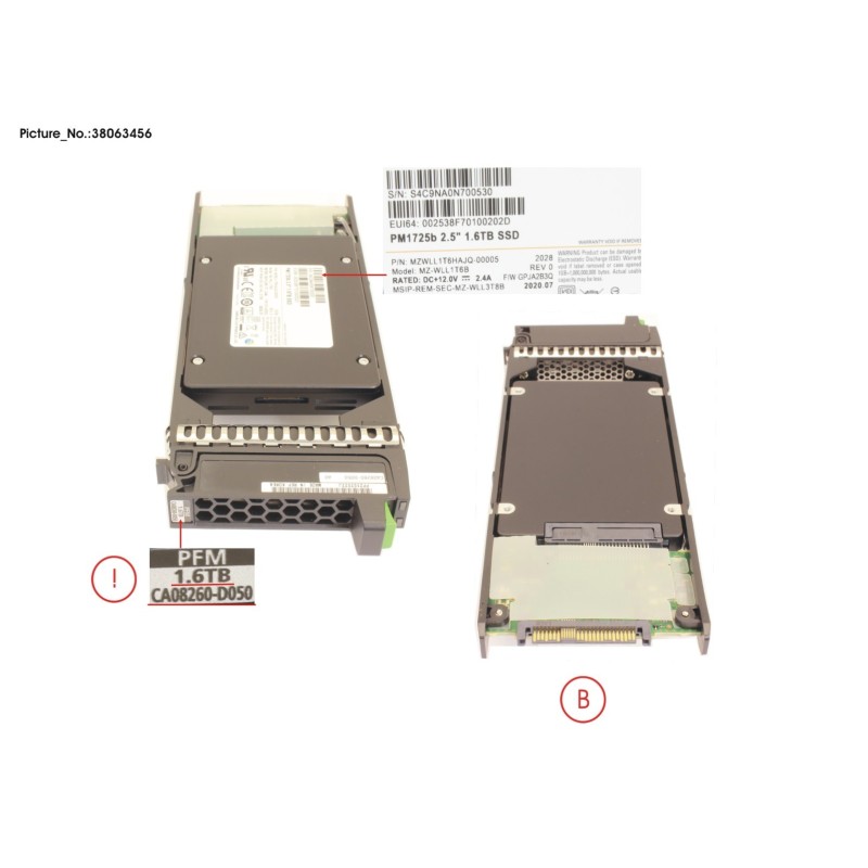 38063456 - DX MR.HE SPARE PFM-1.6TB