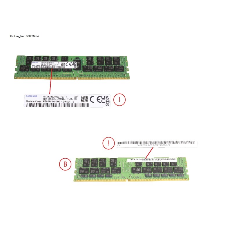 38063454 - DX MR.HE SPARE 64GB-DIMM