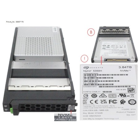 38067178 - DXS6 SSD NVME 2.5  3.84TB