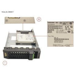 38048417 - SSD SAS 12G 1.6TB WRITE-INT. 3.5  H-P EP