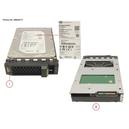 38062919 - HD SAS 12G 2TB 7.2K HOT PL 3.5  BC