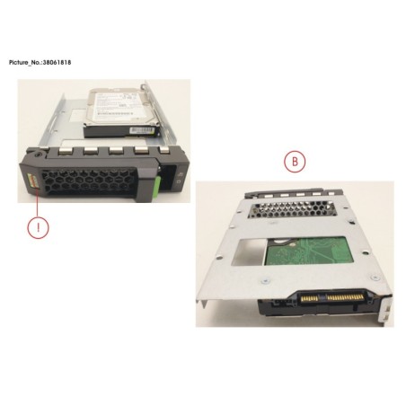 38061818 - HD SAS 12G 600GB 15K HOT PL 3.5  EP